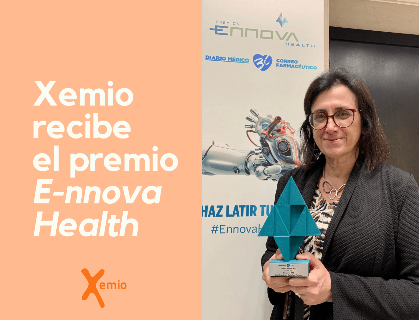 Xemio recibe el premio “E-nnova Health” en la categoría Empoderamiento Digital del Paciente