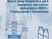 Nueva línea terapéutica para pacientes con cáncer metastásico HER2+| Trastuzumab + Deruxtecan